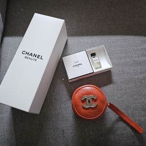 Authentic Chanel Coin Pouch (Rare Find) & Holiday gift set